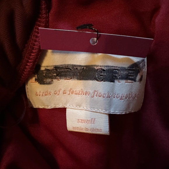 NWT Birdy Grey burgundy evening gown size small Wedding, Prom, Bridesmaid - Picture 9 of 13